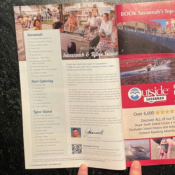 "Savannah and Tybee Beach" by Mark Lee, 2022 Paperback Book - Picture 11 of 13